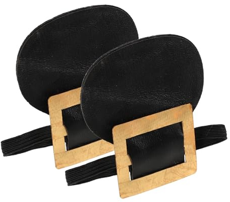 HANABASS Hebillas De Zapatos De Disfraz Vintage, Accesorio De Calzado Histórico Tela Resistente, Para Cosplay y Eventos Temáticos, Ajuste Rápido, Color Único,