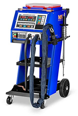 MSW S-SPOTTER 5000 Soldadora por Puntos Spotter Car (5000 A, 400 V, Tiempo de Soldadura 0.01–999 s, Uso Automático/Manual, 10 Funciones Preestablecidas)