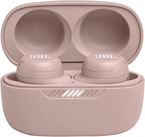 JBL LIVE Free NC TWS Cuffie In-Ear True Wireless, Auricolari Bluetooth Senza Fili con Doppio Microfono Integrato e Cancellazione Attiva del Rumore, Impermeabili IPX7, fino a 21h di Autonomia, Rosa
