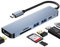 Hub USB C, Adaptateur USB C multiport pour MacBook Pro, Hub USB C à HDMI 6-en-1, Compatible avec Les Ordinateurs Portables USB C, etc. (4K HDMI USB3.0 USB2.0 SD/TF Card Reader 87W PD)