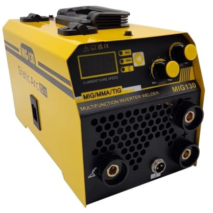MIG 130 Inverter GASLESS Welder 3in1 MMA ARC TIG Lift NO Gas Welding KIT 130A