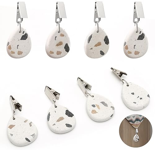 FL HUA 8 Pcs Tischdeckenbeschwerer Schwer, Gewichte Tischdecke Outdoor Rostfrei, Tischdecke Anhänger Wal Form für Party Home Hochzeit Tischdekoration