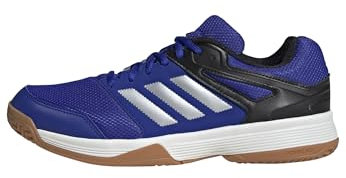 adidas Herren Speedcourt Mens Indoor Shoes Schuhe, Lucid Blue/Silver Metallic/Gum, 44 EU