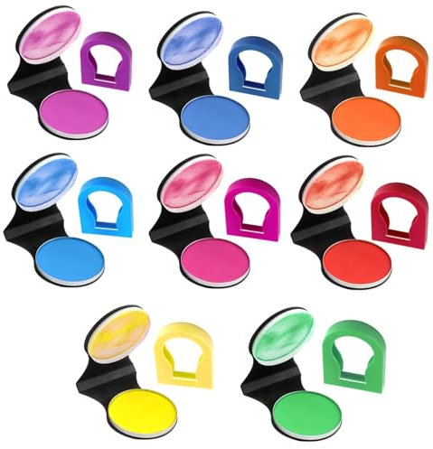 8 Colori Gessi Colorati per Capelli, Gessetti Colorati per Capelli, Colori per Capelli per Bambini, Colore Temporaneo Capelli per Feste, Cosplay e Festival, Facili da Applicare e da Lavare