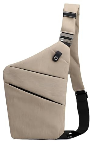 BIRDDIE Bolso de Hombro Hombre y Mujer Bolsa Cruzada con Correa Ajustable Bandoleras Pequeñas Sling Bag para Deportes al Aire Caminar Viajar Ciclismo