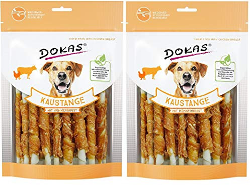 Dokas Kaustange – Getreidefreier Premium Kausnack für Hunde - 2 Pack