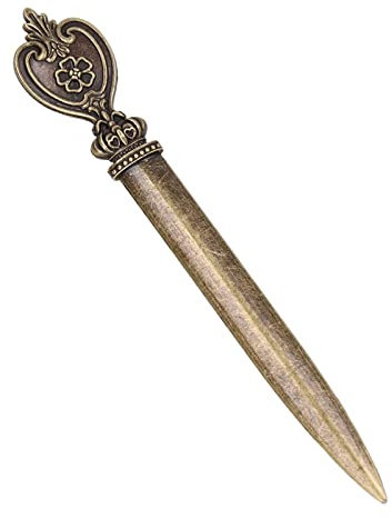 Brieföffner,luxuriöses Rustikales Antikes Briefumschlagmesser aus Gusseisen mit Ergonomischem Griff Zum Schneiden von Offenen Papierumschlägen Package(Stil 6)