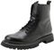 JACK & JONES Jfwdixon Leather Boot Sn, Botines con Cordones Hombre, Antracita, 42 EU