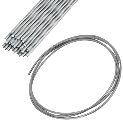 Jadeshay Varilla de Soldadura de Cobre, Núcleo de Alambre de Soldadura de Aluminio Baja Temperatura 1 metro Alambre con Núcleo de Soldadura Uiversal Alambre Conductor de Metal Relleno