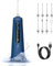 Aquapik® Portable Dental Water Flosser UltraCare Travel | Removes Plaque + Dentist Recommended + Protects Implants and Braces | Oral Irrigator with 8 Nozzles + 4 Usage Modes + 300 ml Tank