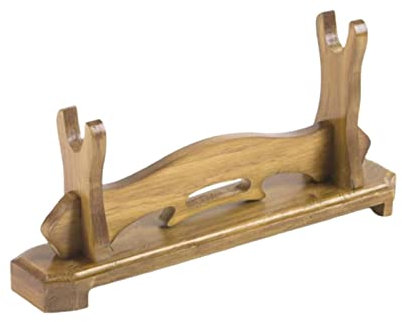 THINCAN Holz Waffenständer Dekorativer Stützhalter Haushaltsdekoration Für Schule Büro Dekoratives Ausstellungsregal