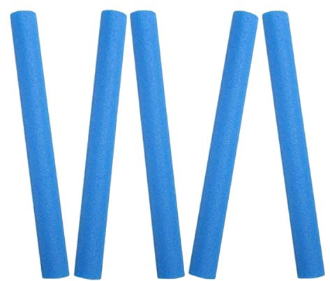 Toddmomy 2 Juegos Manguito De Tubo Anticolisión De Valla Pabellón Accesorios De Cama Elástica Tienda De Trampolín Cartón De Leche Transparente Tubos Neto Polos Sky-Blue Esponja 5 Piezas * 2