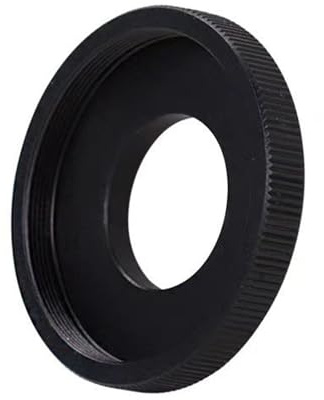 Adaptador de lente de fotografía C macho a M42 x 0,75 mm, convertidor de lente de rosca hembra, accesorio de cámara de metal de aluminio