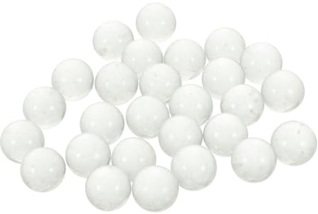 ERINGOGO 90 canicas de cristal transparentes, perlas de cristal decorativas para rellenos de jarrones, acuarios y proyectos de manualidades, canicas transparentes para decoración de mesa y