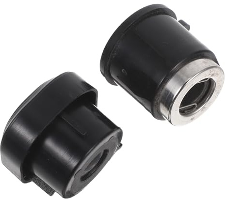 COMPUKAS 2pcs Steam Release Valves Release Valve Pressure Cooker Replacement Vent Cap Vent Knob Black