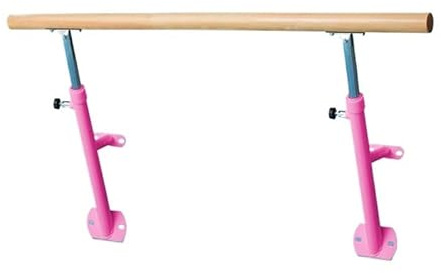 DJSKLDF Barra Ballet Barra de Baile Estiramiento Montaje en Pared Madera 1M/5M Barras horizontales Ajustables for Fitness Interiores para Danza(1 Meter)