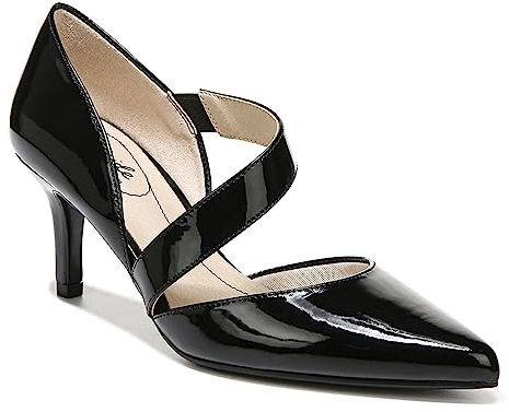 LifeStride Damen Suki Pumps, Schwarz Lack, 42 EU