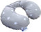 Medi Partners NACKENKISSEN Kinder Nacken Nackenstütze 100% Baumwolle/Minky Baby Nackenhörnchen für Auto Kinderwagen autofahrt Reisen Schlaf Hals Kissen Schlummerrolle (Sternen mit grauen Minky)