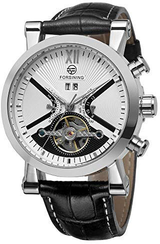 MASTOPClassic Retro Tourbillon herrklockor toppmärke lyxig automatisk mekanisk klocka läderband herrklocka