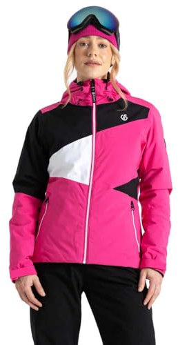 Dare 2b Damen Eisjacke Jacke, Reines Rosa/Schwarz, 44