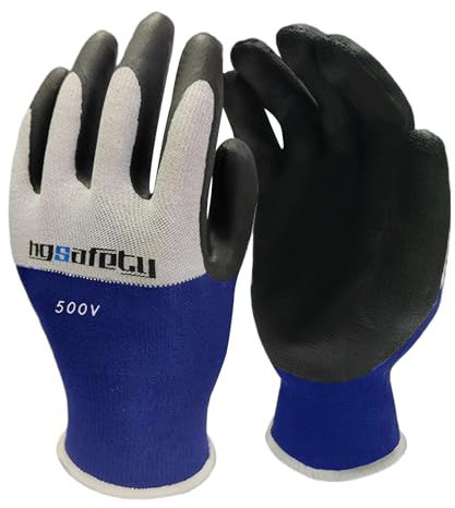 SNONESIY 1 Paar Elektriker Handschuhe 500v Schutzhandschuhe Arbeitshandschuhe Herren Gummihandschuhe,FüR Elektriker Und Wartungsfachleute Elektrische Wartung den Heimwerker oder den Garten