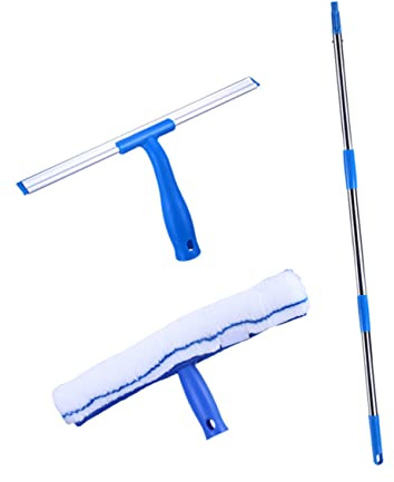 Gogogmee Shower Glass Window Cleaner Squeegee for Shower Door Window Cleaner Tool Windscreen Wiper Material