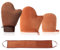Applicatore Guanto Autoabbronzante, 4 Pezzi Guanto Autoabbronzante, Autoabbronzante Mitt Applicatore, Autoabbronzanti Guanto Viso e Corpo, Riutilizzabili morbido Guanti Abbronzatura