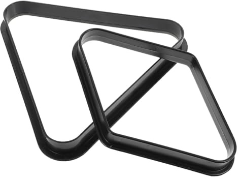 Cabilock Soporte Triangular para Billar 2 Piezas De Plástico Duradero para Mesa De Pool En Centros Comunitarios