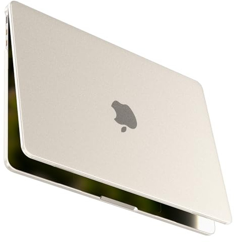 BlueSwan Compatible avec Coque MacBook Air 13 Pouces M5 M4 M3 M2 2026 2025 2024 2022 Rigide Housse pour Mac Book Air 13,6 A3449 A3240 A3113 Pochette Mate Protection Ordinateur Portable - Stellaire