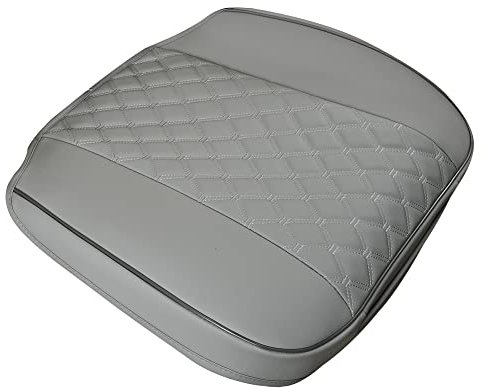 Black Panther PU Housse Siege Voiture,Bord d'emballage Complet,House de Siège Avant Voiture(1 Pièce,Gris)