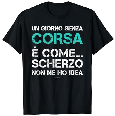 Magliette Uomo Corsa - Regalo Divertente papà Runner Maglietta, Uomo, Nero, M