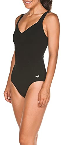 Arena Vertigo Low R Bañador de Una Pieza para Mujer Copa C, Bañador Moldeador Bodylift, Tecnología Power Mesh, Tejidos Sensitive de Arena al Cloro
