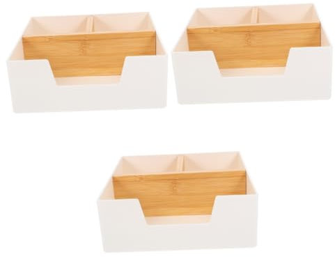 TOPBATHY 3pezzi Organizer Per Bustine Tè e Stoccaggio Design Per e Resistente e