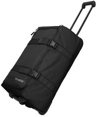 travelite Trolley Sac de Voyage à roulettes Moyen, Kick Off, Sac de Voyage à roulettes Pratique pour Les Vacances et Le Sport, 68 cm, 65 litres
