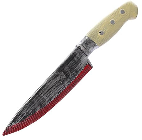 Uoqpty Coltello Insanguinato di Halloween, Oggetti di Scena per Scherzi per Bambini Coltello Finto di Halloween novità Coltello Schizzato di Sangue Oggetti di Scena per Costumi di Halloween