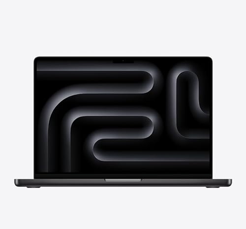 2024 Apple MacBook Pro con Apple M4 Chip con 10CPU & 10GPU (14-pulgadas, 16GB RAM, 512GB SSD de Almacenamiento) (QWERTY English) Negro Espacial (Reacondicionado)