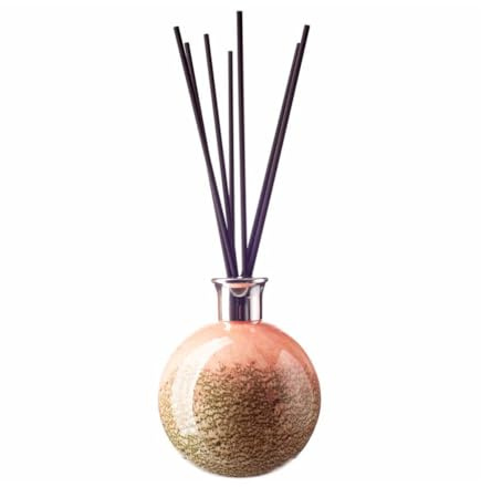 Reed Diffuser Large Sphere in Pastel Pink and Green Ombre (Evergreen Blush)