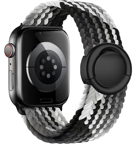 VELULYX Flätat band Solo Loop Kompatibel med Apple Watch 38mm 40mm 41mm 42mm 44mm 45mm 46mm 49mm, Armband Stretchy Runt spänne för iWatch Series 11 10 9 8 7 6 5 4 3 Ultra 2 1 SE