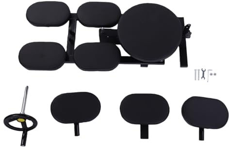 OPPWONG Bensträckare Multifunktionell Ergonomisk Stålrörsdesign 0-210° Justerbar med Mjuk PU-läderkudde för Flexibilitetsträning Bensplit Hemgym