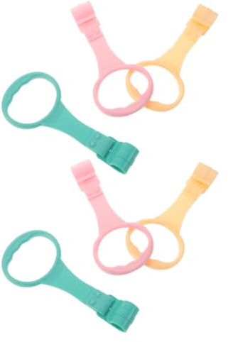 CHILDWEET Anillos de Juego para Bebés 6piezas de Plástico para Estimular el Interés Visual y Ayudar al Desarrollo Cerebral en Interiores y Exteriores