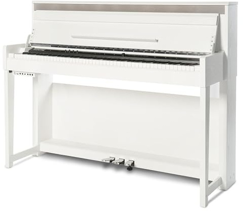 Fame DP-6500K E-Piano mit präziser Hammermechanik, anschlagdynamischen 88 Tasten, perfekter Klavierklang, 40 Orchesterklangfarben, 256-fache Polyphonie, wertiges Gehäuse mit Deckel, Digital Piano