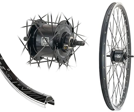 Bärwinkels Vorderrad 24 Black Dingo Nabendynamo Hohlkammerfelge Felgenbremse schwarz 19-507 24 Zoll