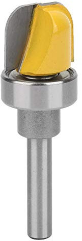 1/4 Shank 3/4 Diameter Bowl & Tray Template Router Bit Woodwork Cutter,Shank Bowl and Tray Template Router with Ball Bearing Dish Carving Router Bits Wood Cutter Woodworking Tool