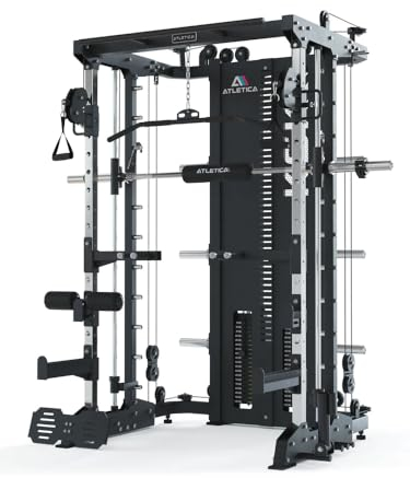 ATLETICA KSK Combat Set | Multipresse | 180kg Steckgewichte | Smith Machine | hohe Rahmenstabilität | 5-Jahre Garantie | Variant KSK Basic