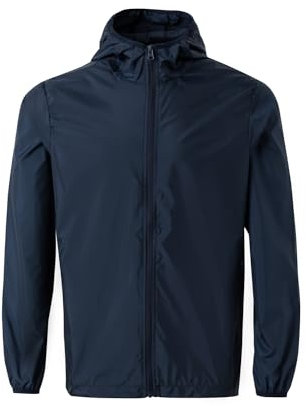 Mukua Stockton, Cortavientos Unisex Coupe-Vent, Bleu Marine, M Mixte