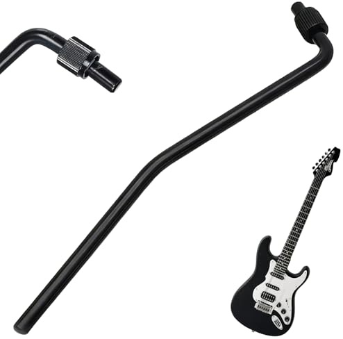 6mm Double Tremolo Arm, Tremolo Bar, Whammy Bar for Floyd Rose Tremolo System, Electric Guitar Replacement, Black