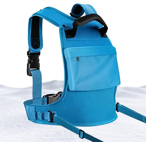 Générique Imbracatura per snowboard – Guinzaglio di sicurezza regolabile per sport invernali, cintura da sci | Imbracatura per ragazzi e ragazze, aiuto al controllo dell'
