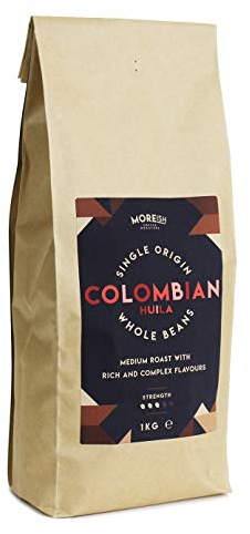 Moreish - Colombian Huila - Single Origin Coffee Beans - 1kg