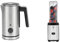 WMF Stelio Milchaufschäumer elektrisch & Kult X Mix & Go Mini Smoothie Maker, Standmixer, Blender elektrisch, Shake Mixer 300 Watt, Tritan-Kunststoff Flasche
