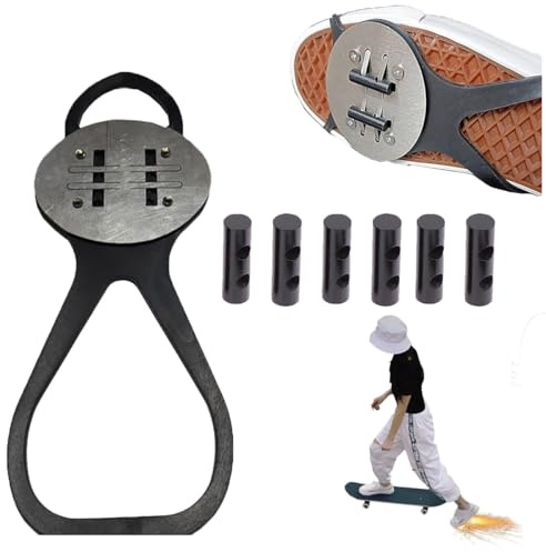 Cubrecalzado de yesca chispeante para monopatín y motocicleta, herramienta de chispa por fricción para bicicleta, pastillas de yesca para bicicleta, accesorios para monopatín, cubiertas de zapatos de